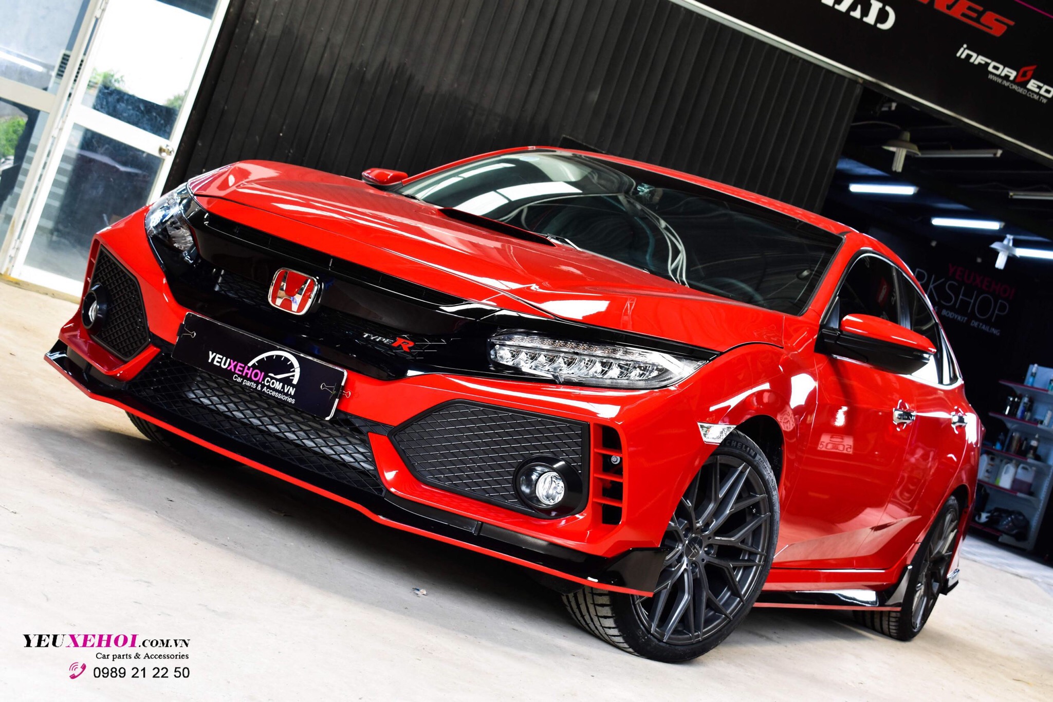 HONDA CIVIC BODY TYPE R / 18 INCHES 305FORGED WHEEL