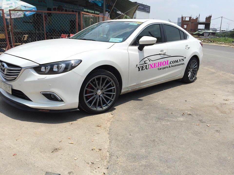 MÂM 18 INCHES CHO MAZDA6 VÀ HỆ THỐNG PÔ RES 