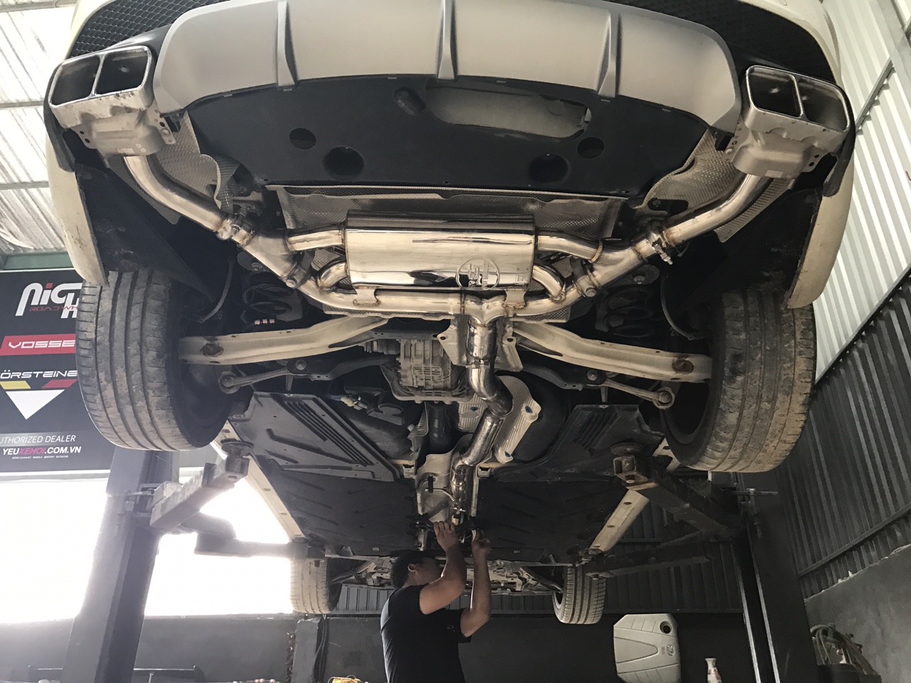 MERCEDES CLA45 / RES EXHAUST 