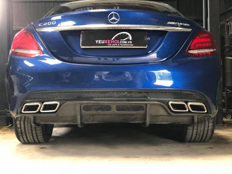 MERCEDES C63 BODYKIT| PSM CARBON DIFFUSER 